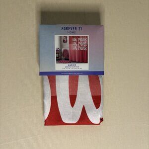 NEW Girl’s Forever 21 Girl Power Maddie Shower Curtain